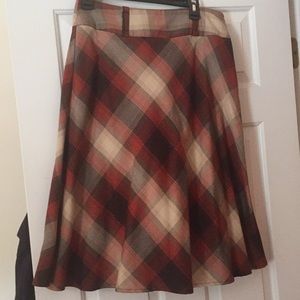 Plaid Fall Skirt